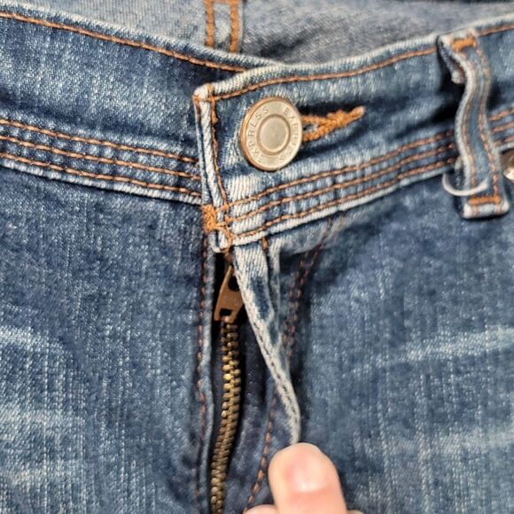 🔸️Express Blue Precision Fit Jeans Size 9/30 - Picture 8 of 12